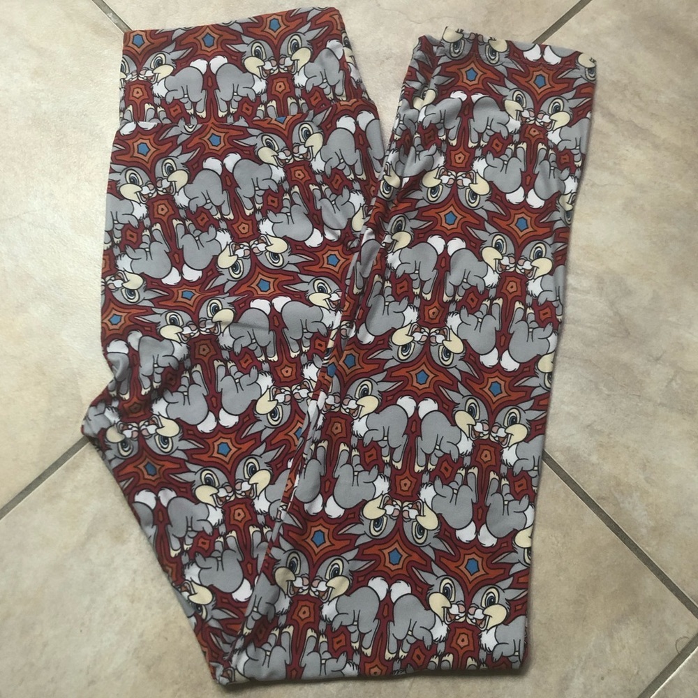 🐰 Lularoe Disney OS Leggings Twitterpated Thumper